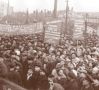 Митинг в честь победы над Германией на Уфимском паровозоремонтном заводе, 9 мая 1945 г.