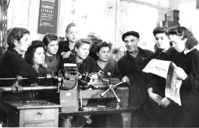 Уфимский завод пишущих машинок, 1940-е гг.