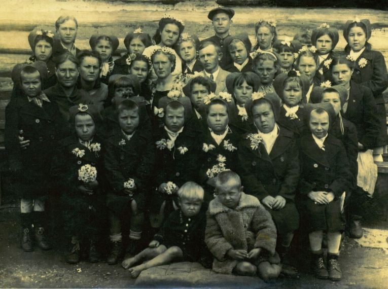 Дети Мраковского детского дома, 1941-1945 гг.