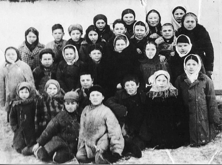 Дети и подростки, д. Узян, 1941-1945 гг.