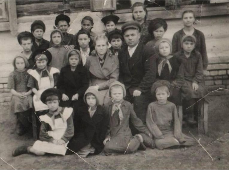 Воспитанники детского дома с.Ира, 1941-1945 гг.