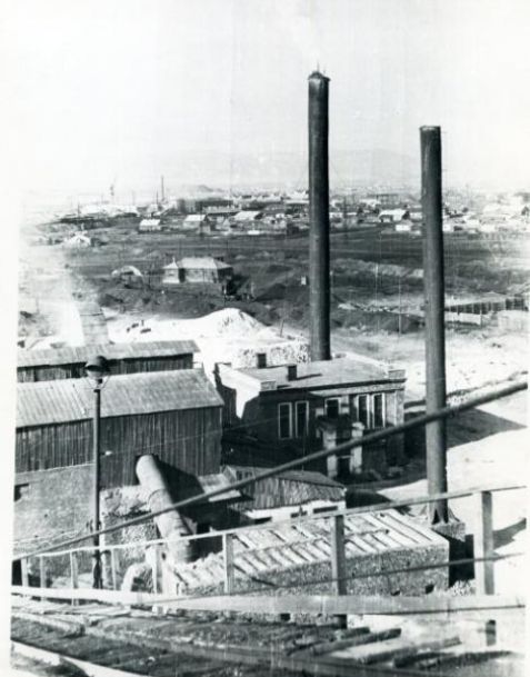 Сибайский медеплавительный завод, п.Сибай, 1944-1945 гг.
