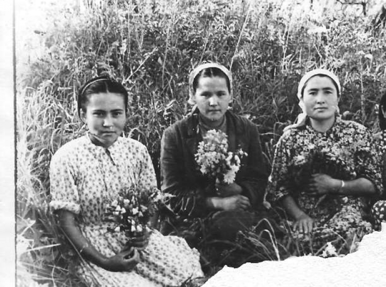 Работницы колхоза «Путь Ленина» д. Кужаново, 1940-е гг.