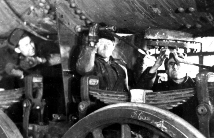 Уфимский паровозоремонтный завод, 1940-е гг.