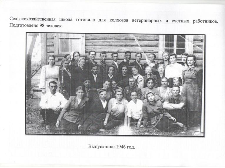 Выпускники Сельскохозяйственной школы, 1946 г.