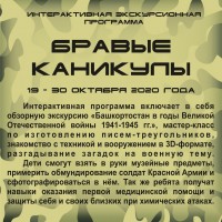 Интерактивная экскурсионная программа «Бравые каникулы»