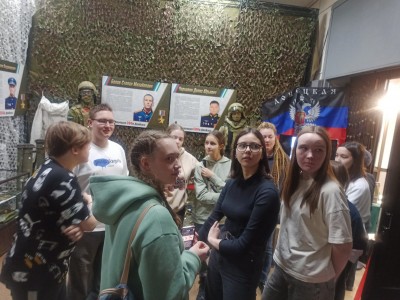 Республиканский музей Боевой Славы посетили ребята из ДНР