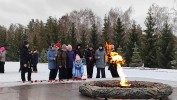 «Журавлиный клин» в Парке Победы