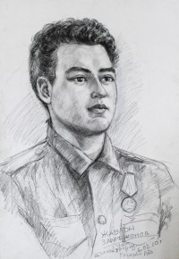 Графика: «Портрет Жавлона Зарифжонова»