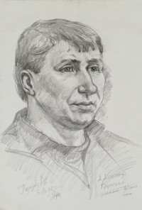 Графика: «Портрет Крупского Александра Андреевича»